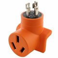 Ac Works 30A 4-Prong L14-30P Locking Plug to 10-50R 50A 125/250Volt Welder Adapter WDL14301050